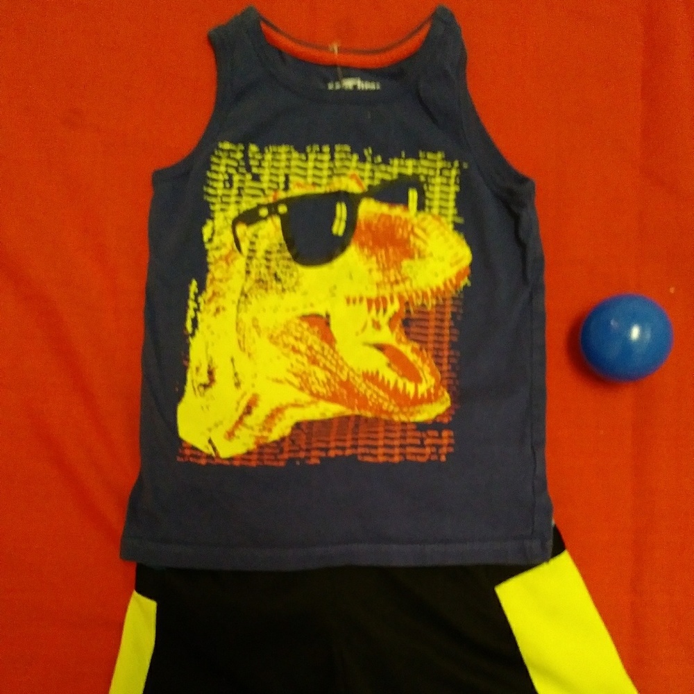 Boys tank top outfit